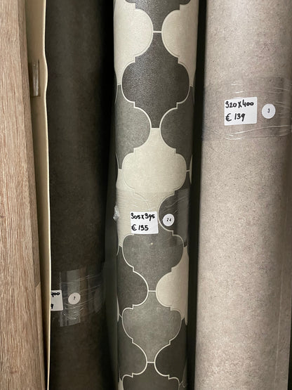 Sierlijk Patroon Vinyl Restpartij |3,05x3,95mtr