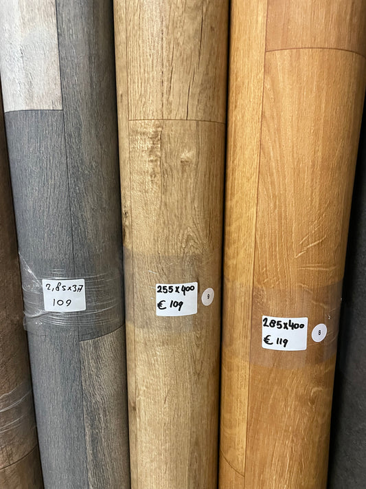 Naturel Eiken Vinyl Restpartij | 2,55x4,00mtr