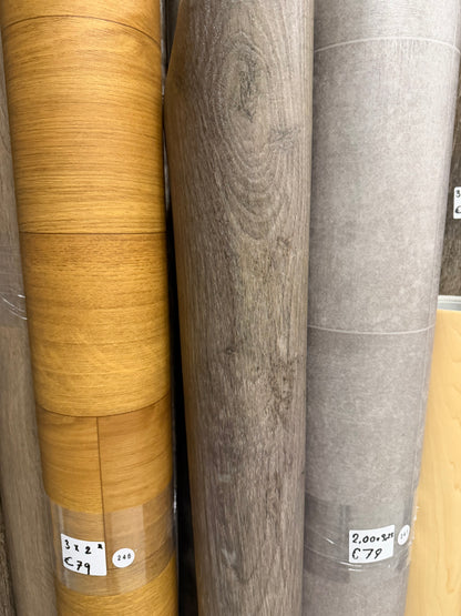 Forbo Novilon Grijsbruin Eiken Vinyl Restpartij | 1,50x2,00mtr