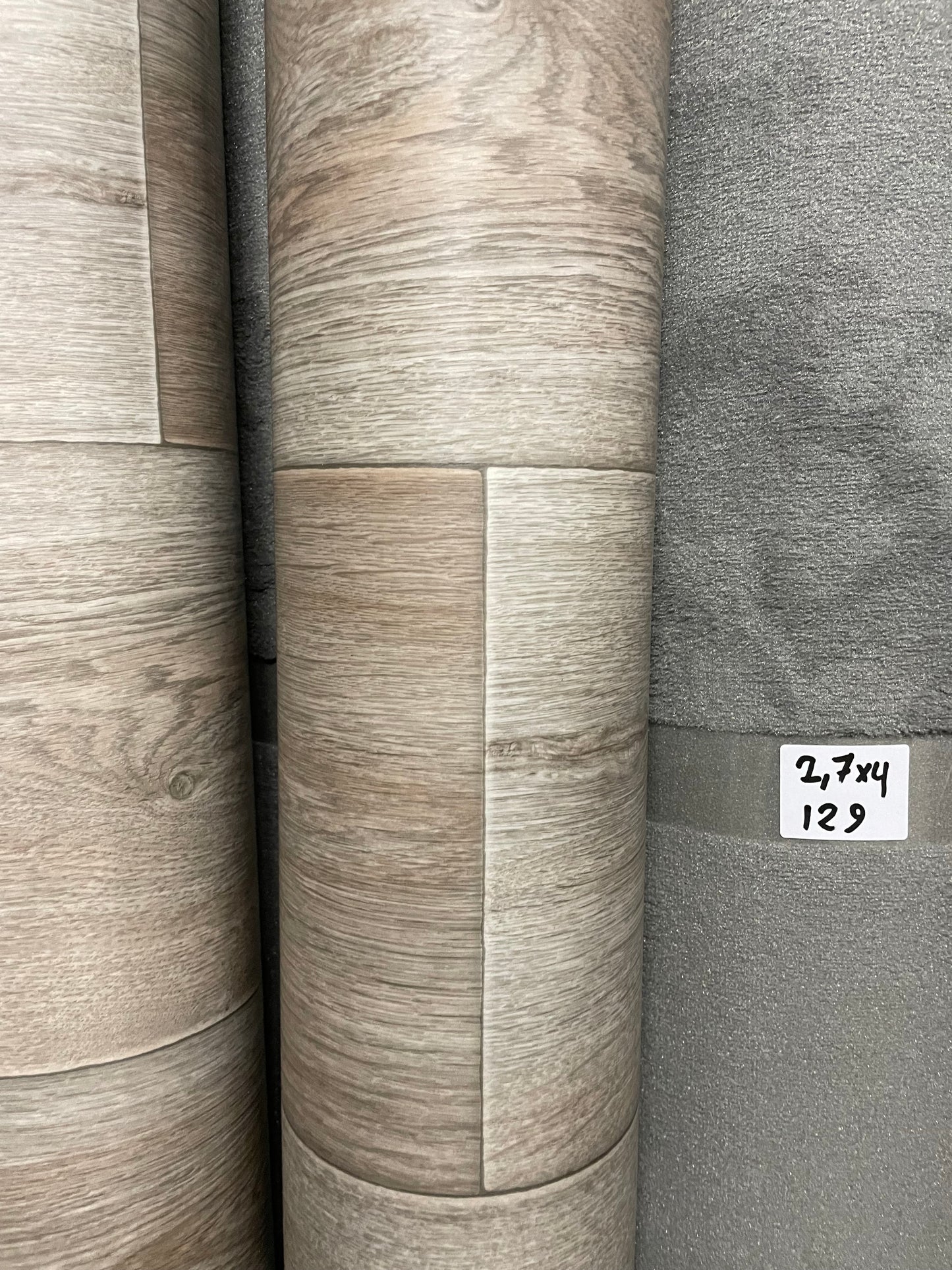 Boereiken Bruin Vinyl Restpartij | 1,70x2,00mtr
