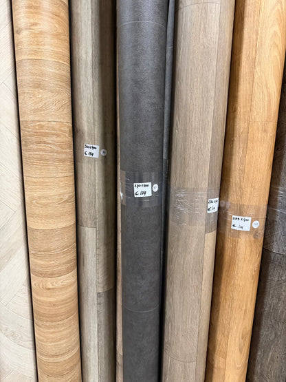 Donker Tegellook Vinyl Restpartij | 2,70x4,00 (10,8m2)