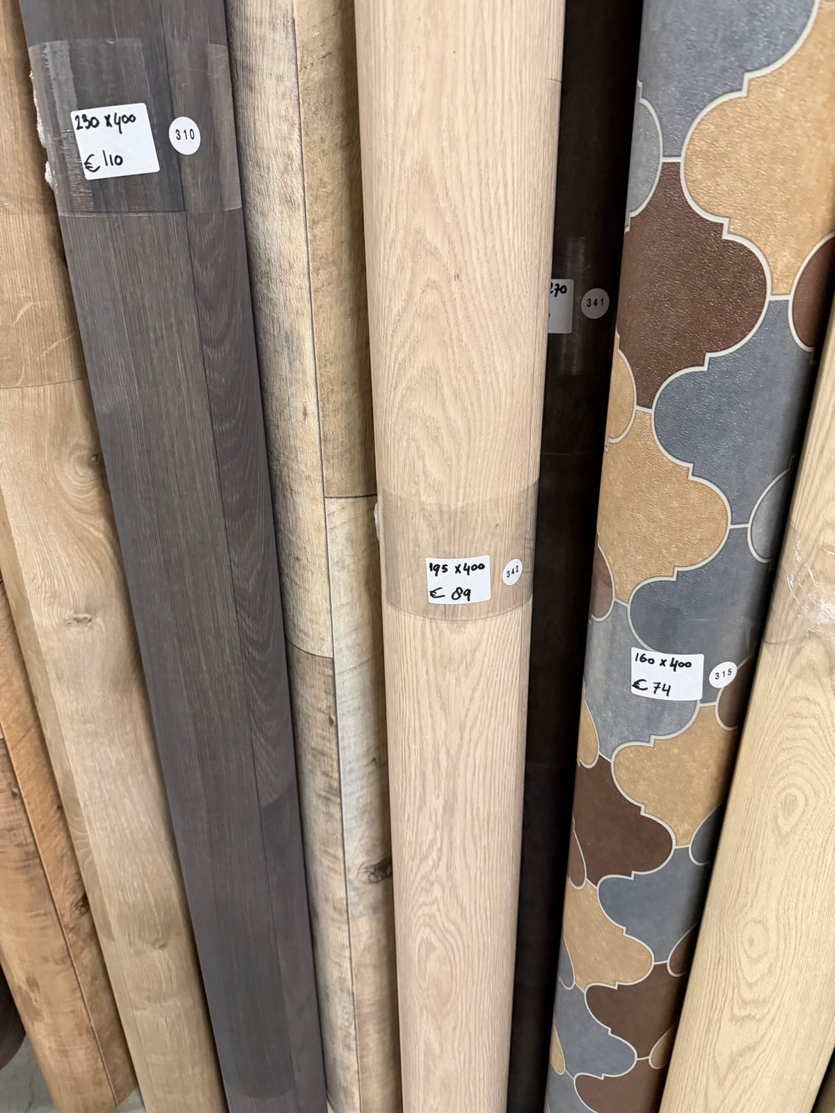 Licht Beige Eiken Restpartij | 1,95x4,00mtr (7,8m2)