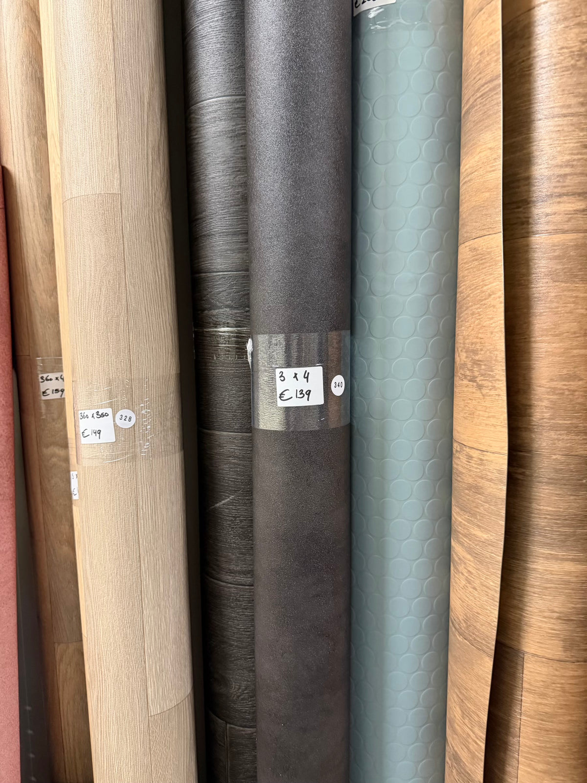 Donker Egaal Vinyl Restpartij | 3,00x4,00mtr (12,0m2)