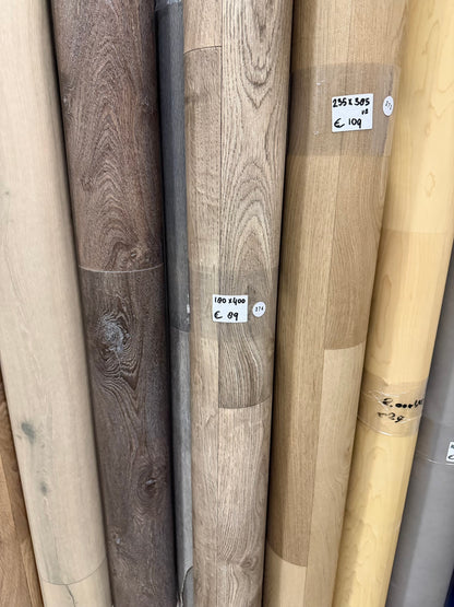 Rustiek Grijsbruin Eiken Vinyl Restpartij | 1,80x4,00 (7,2m2)