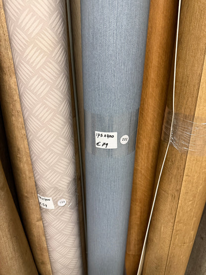 Blauw Textiel Motief Vinyl Restpartij |
1,75x4,00mtr