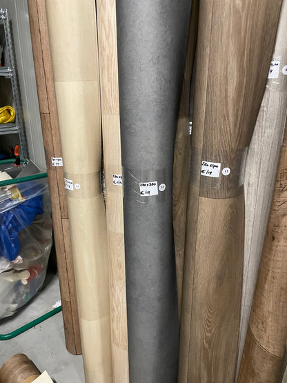 Donker Betonlook Vinyl Restpartij | 2,70x3,70mtr - Vinylrestpartij.nl 