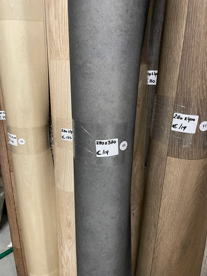 Donker Betonlook Vinyl Restpartij | 2,70x3,70mtr - Vinylrestpartij.nl 