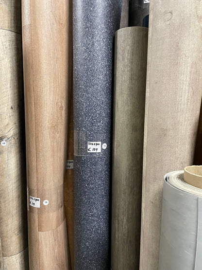 Donker Blauw Granietlook Prorjctvinyl Restpartij | 3,35x4,00mtr - Vinylrestpartij.nl 