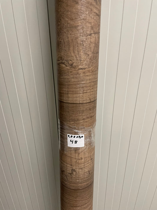 Donker Bruin Verouderd Eiken Vinyl Restpartij | 2,00x2,25mtr - Vinylrestpartij.nl 