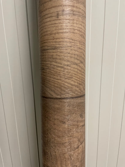 Donker Bruin Verouderd Eiken Vinyl Restpartij | 2,00x2,25mtr - Vinylrestpartij.nl 