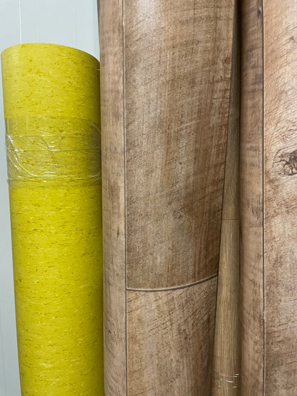 Donker Rustiek Eiken Vinyl Coupon | 2,05x4,00mtr - Vinylrestpartij.nl 