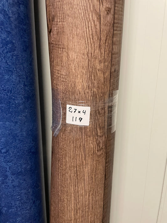 Donkerbruin Eiken Vinyl Restpartij | 2,70x4,00mtr - Vinylrestpartij.nl 