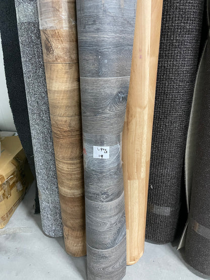 Donkergrijs Eiken Vinyl Restpartij | 1,20x1,95mtr - Vinylrestpartij.nl 