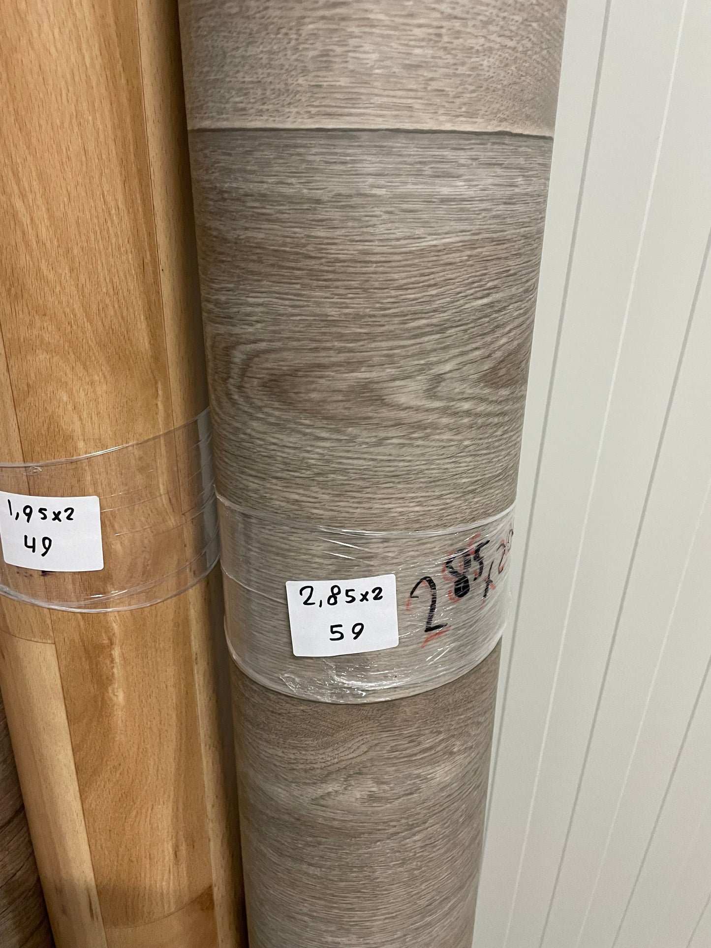 Donkergrijs Eiken Vinyl Restpartij | 2,00x2,85mtr - Vinylrestpartij.nl 