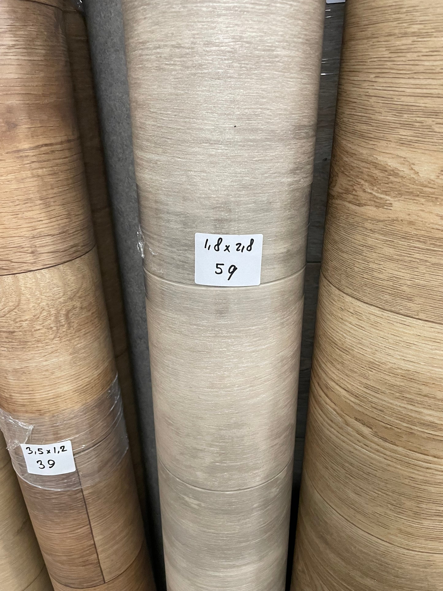 Whitewash Eiken Vinyl Restpartij | 1,80x2,80mtr