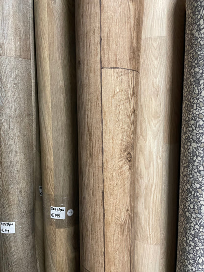 Warm Landelijk Eiken Vinyl Restpartij | 2,50x4,00mtr