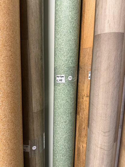 Groen Granito Vinyl Restpartij | 3,35x4,00mtr (13,4m2)
