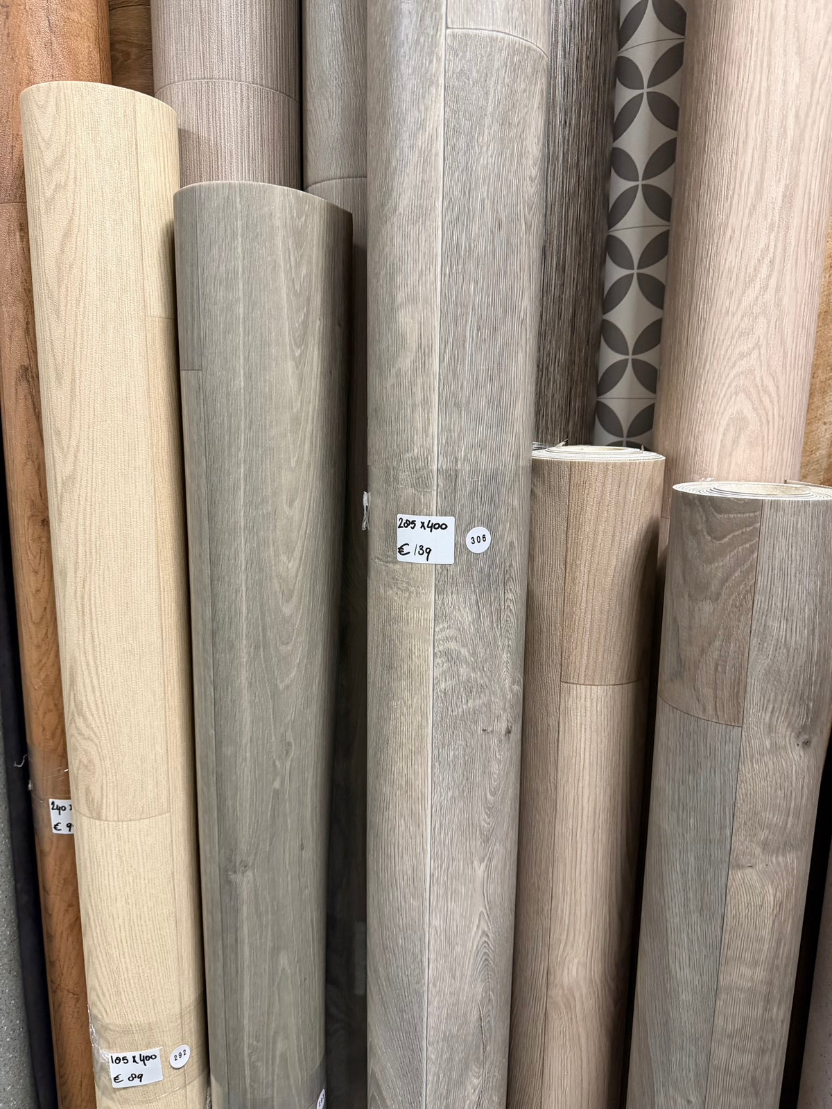 Zacht Grijs Eiken Vinyl Restpartij | 2,85x4,00mtr (11,4m2)