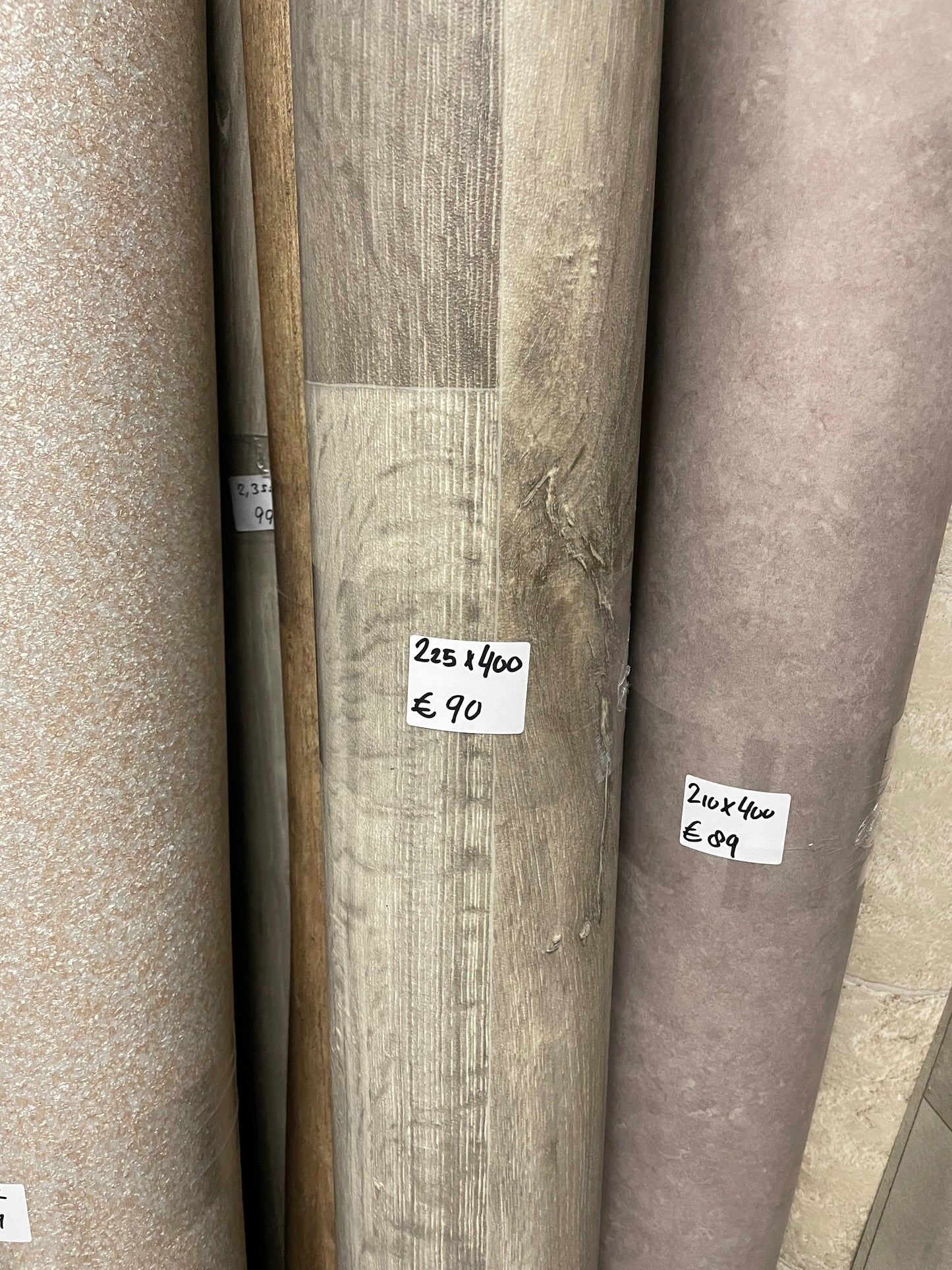 Grijsbruin Vinyl Restpartij | 2,25x4,00mtr