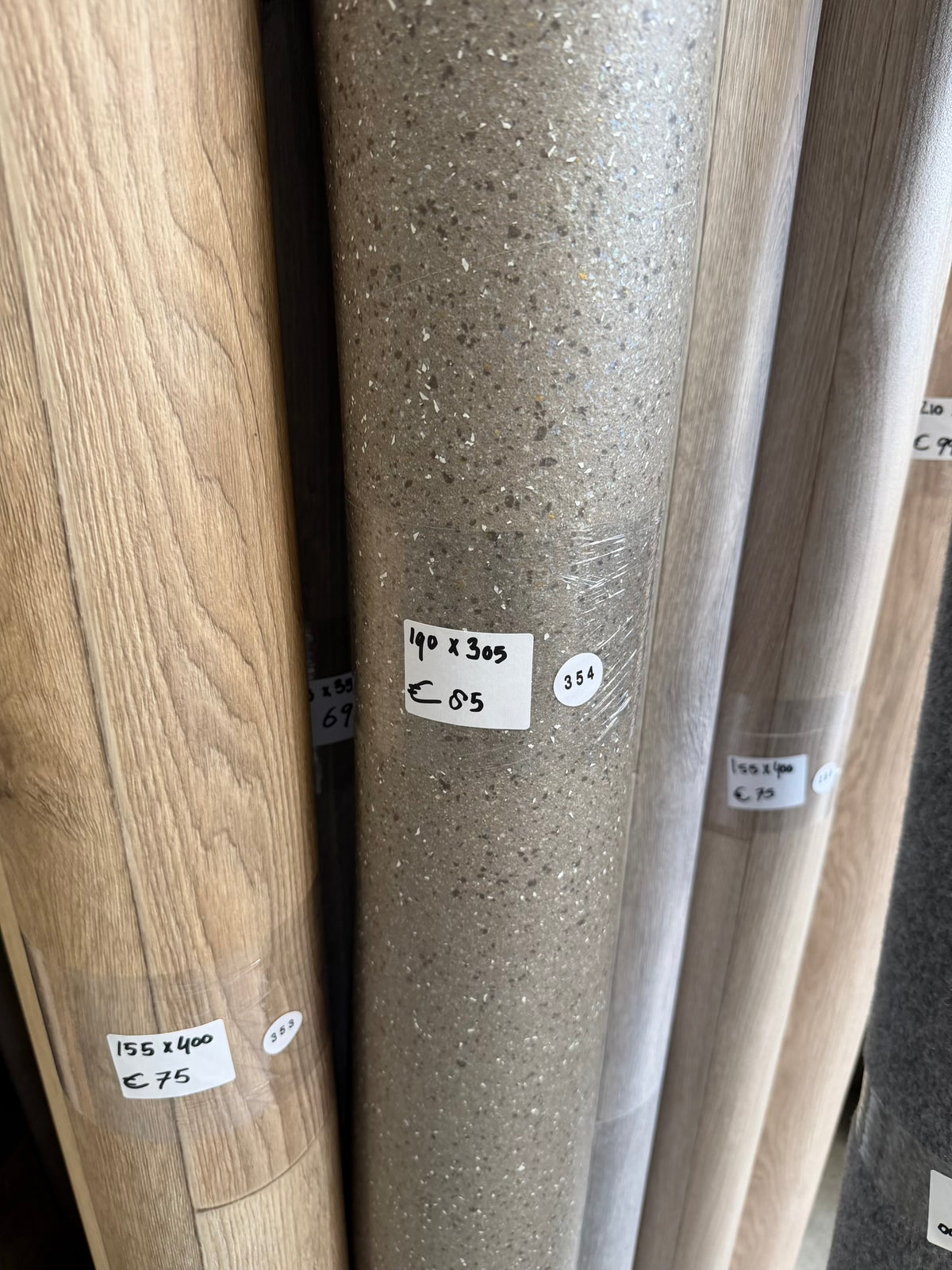 Grijs Granito Vinyl Restpartij | 1,90x3,05 (5,8m2)