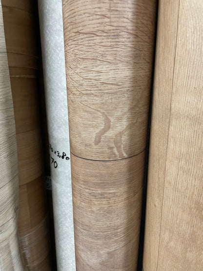 Eiken WC/Toilet Vinyl Restpartij | 1,10x1,20mtr