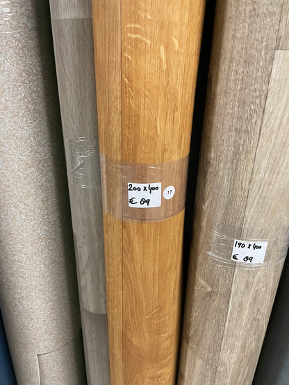 Warm Eiken Vinyl Restpartij |2,00x4,00mtr