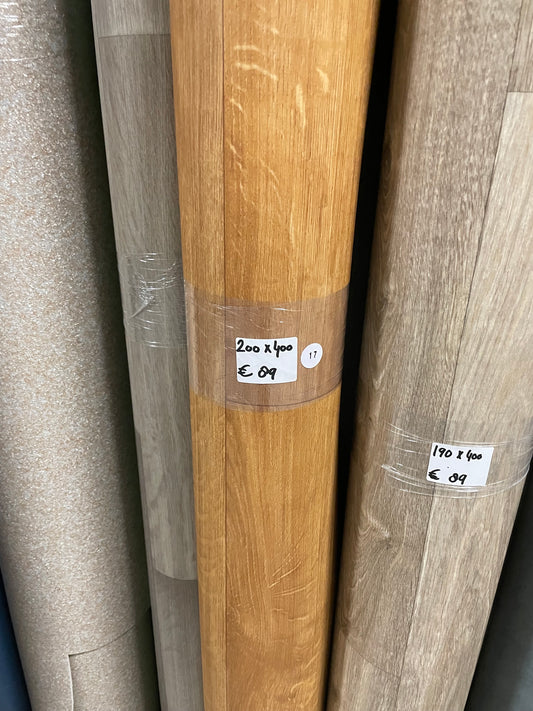 Warm Eiken Vinyl Restpartij |2,00x4,00mtr