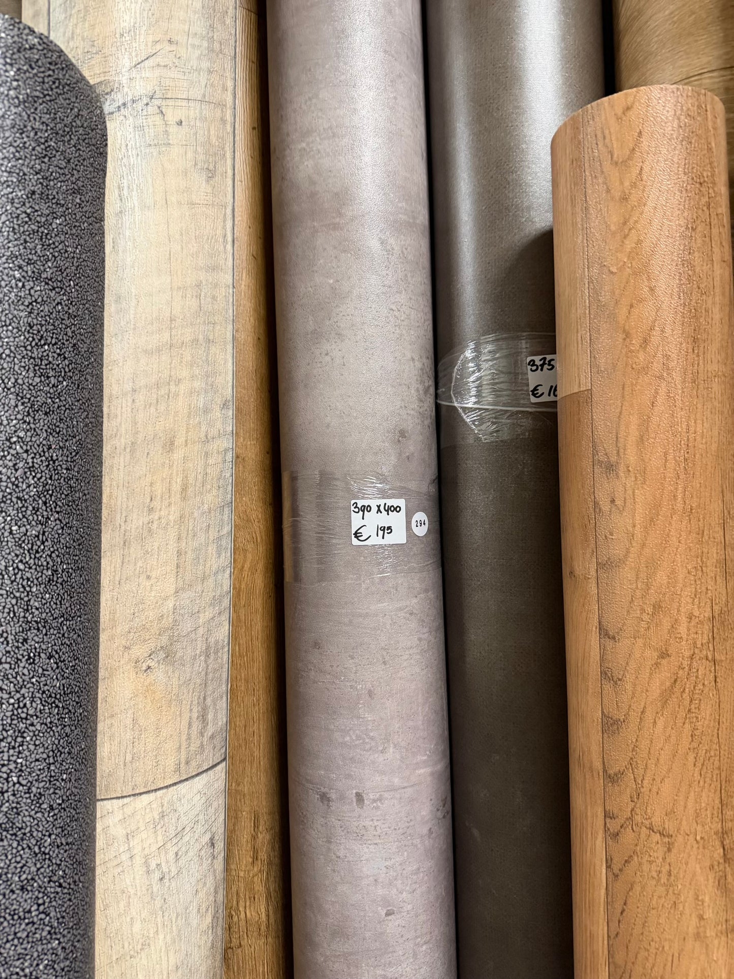 Grijs Betonlook Vinyl Restpartij | 3,90x4,00mtr (15,6m2)