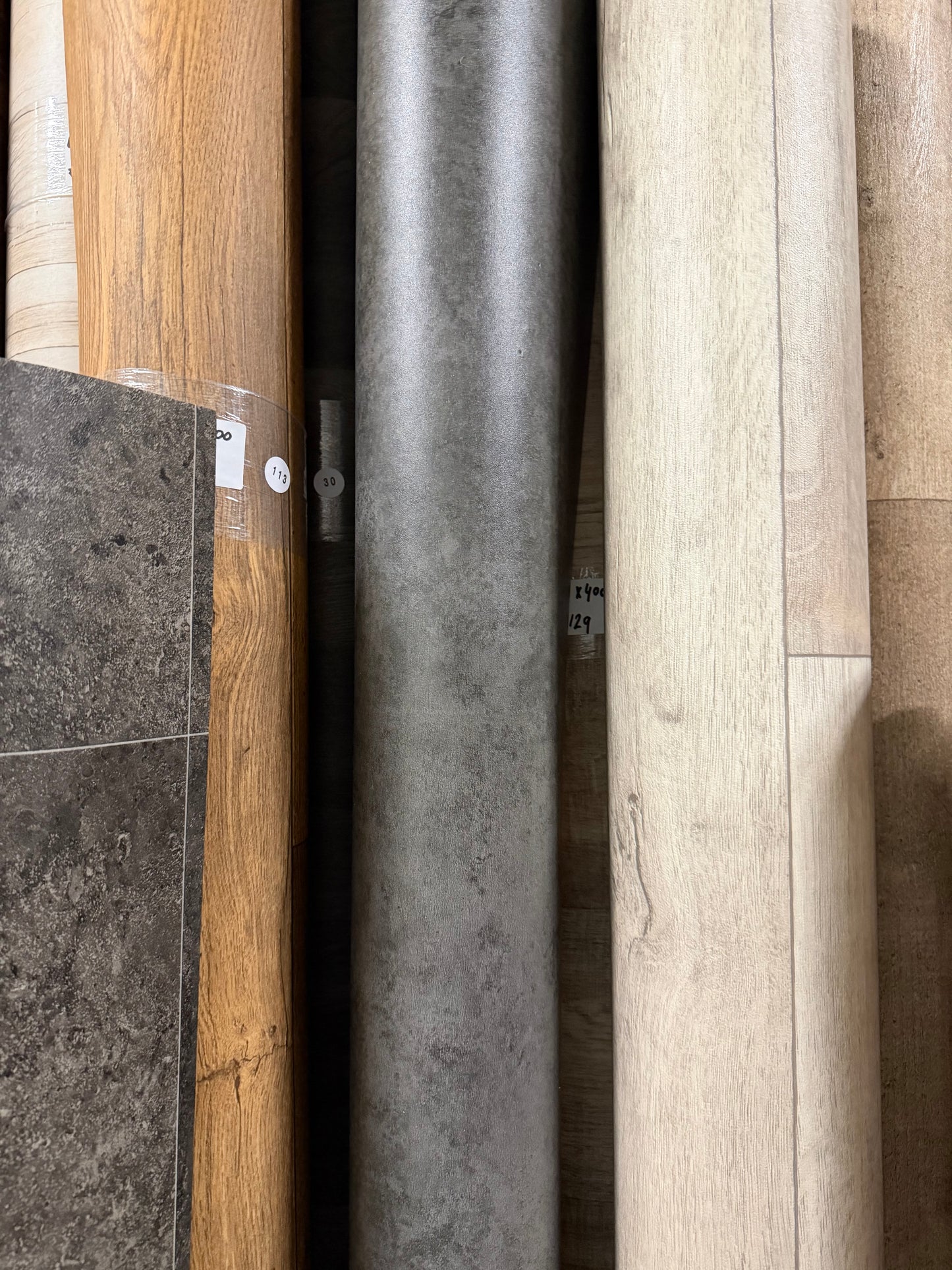 Antraciet Betonlook Vinyl Restpartij |
3,15x4,00mtr