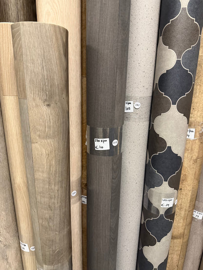 Antraciet Eiken Vinyl Restpartij | 2,30x4,00mtr (9,2m2)