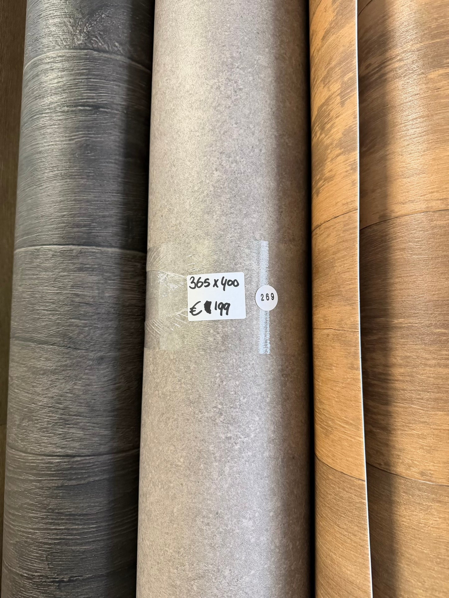 Grijs Betonlook Vinyl Restpartij | 3,65x4,00mtr (14,6m2)