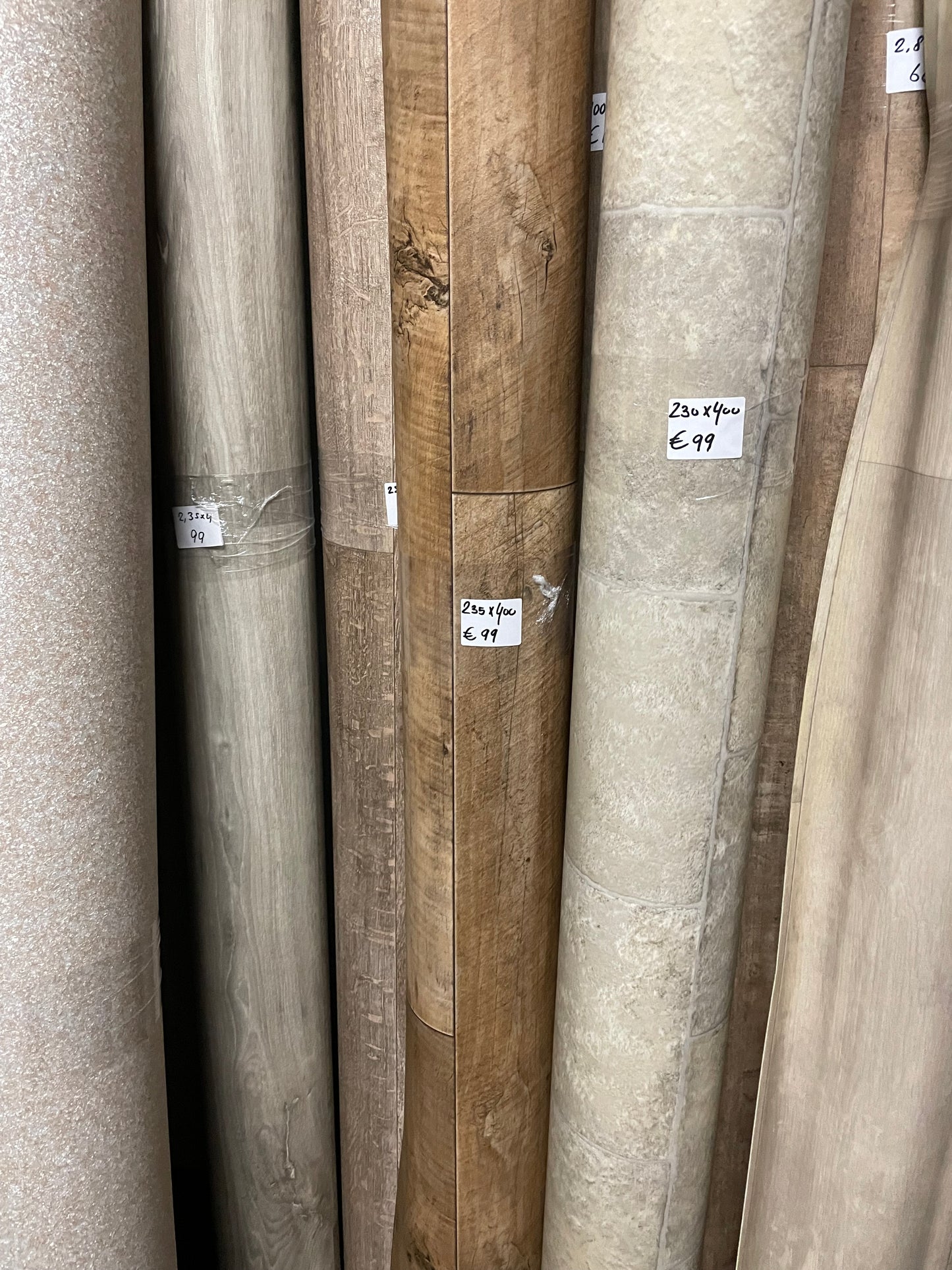Landelijk Eiken Vinyl Restpartij | 2,35x4,00mtr