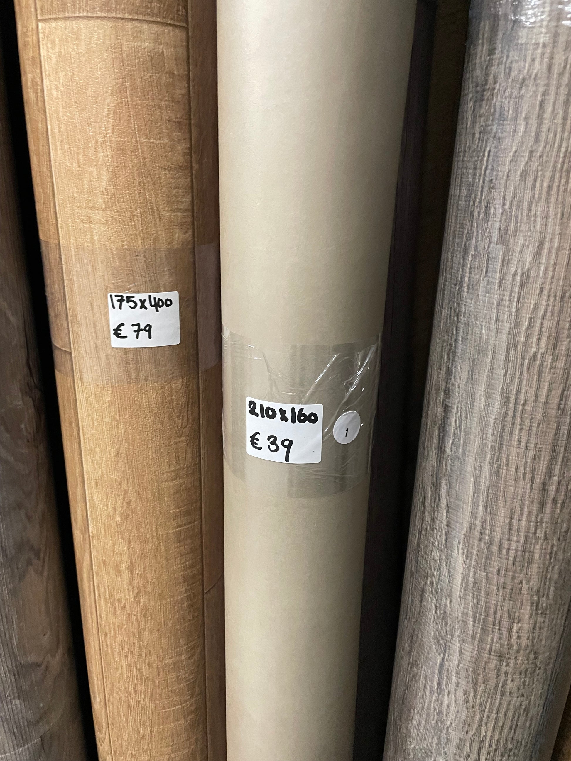 Effen Gietvloer Look Vinyl Restpartij | 2,10x1,60mtr - Vinylrestpartij.nl 