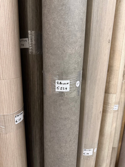 Egaal Grijs Betonlook Vinyl Restpartij | 2,80x4,15mtr (11,6m2)