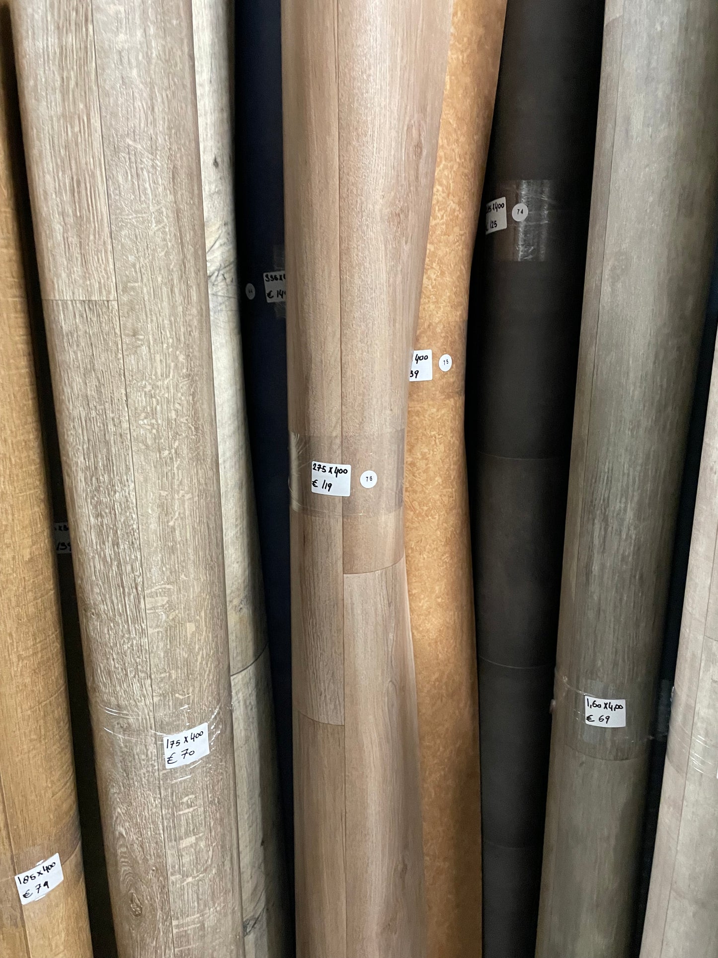 Eiken Beige Vinyl Restpartij | 2,75x4,00mtr - Vinylrestpartij.nl 