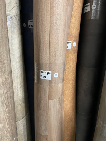 Eiken Beige Vinyl Restpartij | 2,75x4,00mtr - Vinylrestpartij.nl 