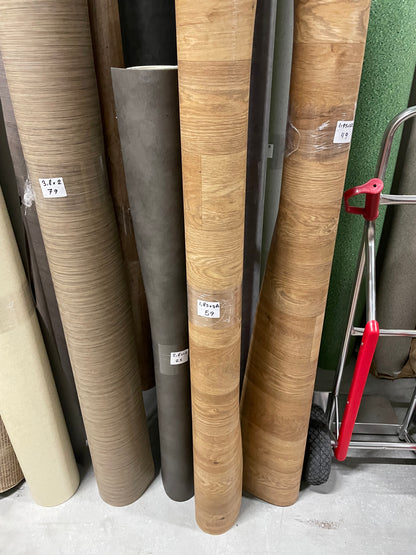 Eiken Naturel Project Vinyl Restpartij | 1,85x2,85mtr - Vinylrestpartij.nl 