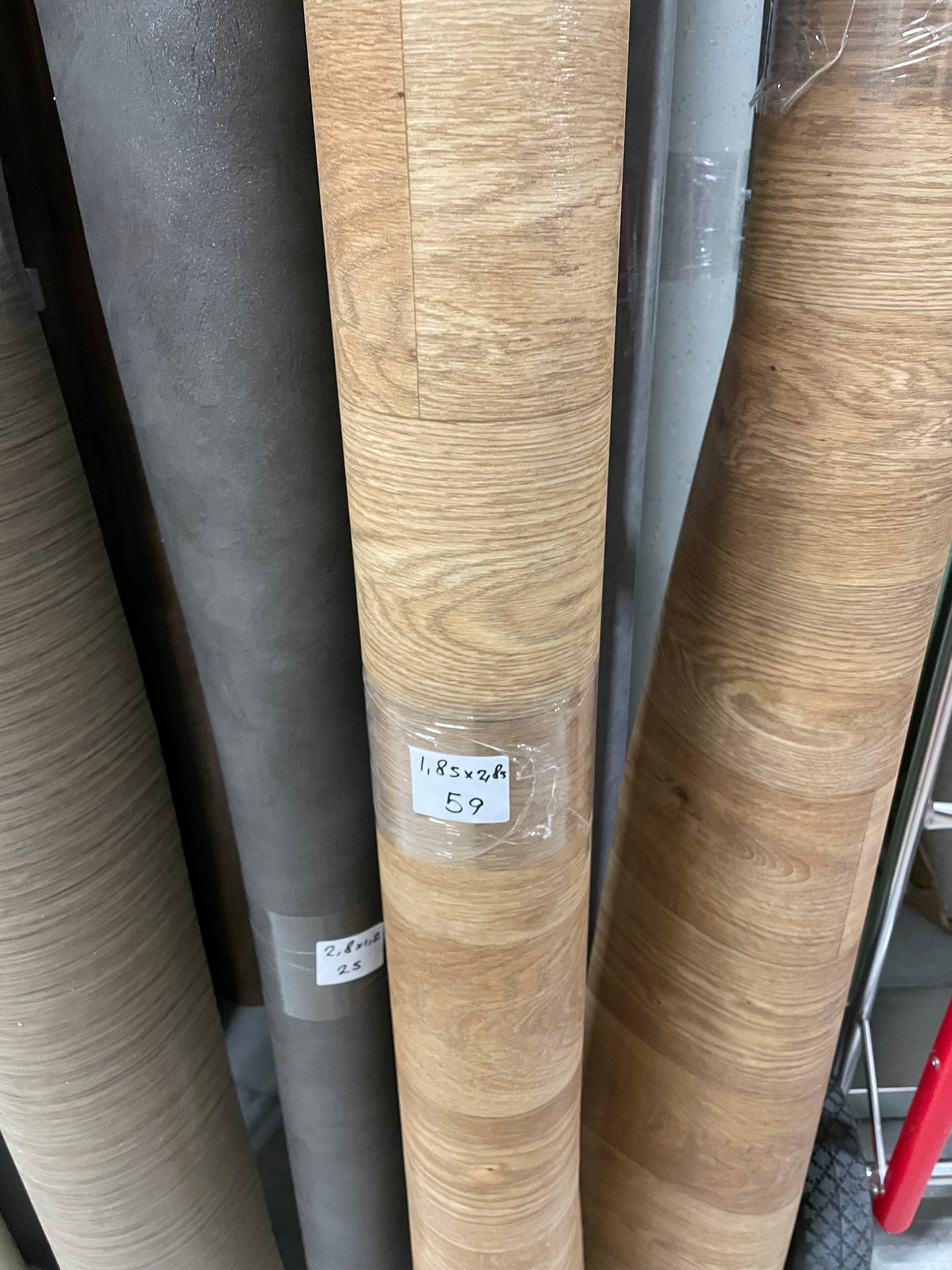 Eiken Naturel Project Vinyl Restpartij | 1,85x2,85mtr - Vinylrestpartij.nl 