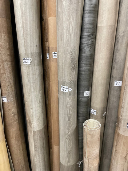 Greige Landelijk Eiken Vinyl Restpartij | 2,30x2,90mtr