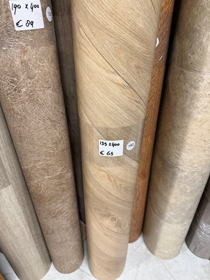 Naturel Visgraat Eiken Vinyl Restpartij |
1,35x4,00mtr