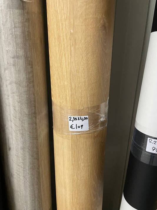 Naturel Eiken Vinyl Restpartij | 2,35x4,00mtr