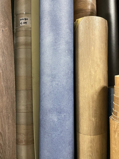 Blauwe Betonlook Project Vinyl Restpartij | 3,35x4,00mtr