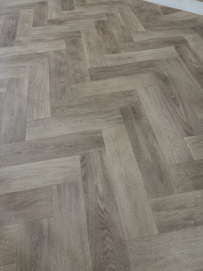 Visgraat Naturel Vinyl Restpartij | 4,00x4,00 (16m2)