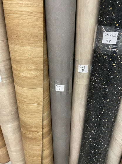 Egaal Grijs Betonlook Vinyl Restpartij | 1,70x2,00mtr - Vinylrestpartij.nl 