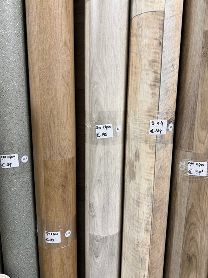 Licht Grijs Vinyl Restpartij | 3,10x4,00mtr (12,4m2)