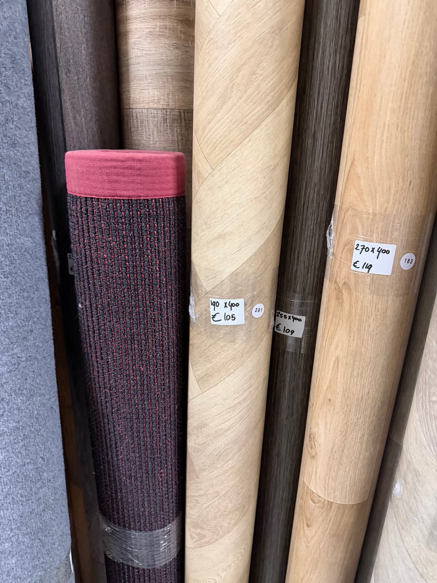 Licht Naturel Visgraat Vinyl Restpartij | 1,90x4,00mtr (7,6m2)
