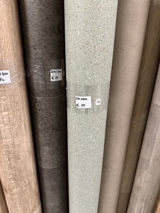 Granietlook Vinyl Restpartij |
2,30x4,00mtr