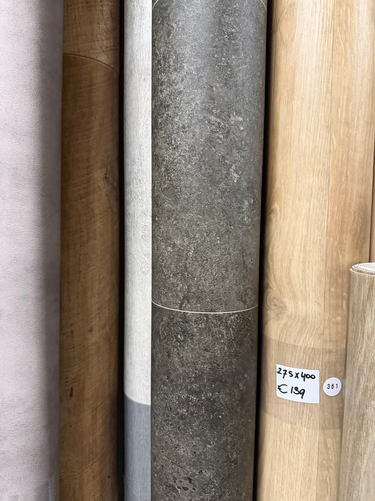 Donker Tegellook Vinyl Restpartij | 2,65x4,00 (10,6m2)