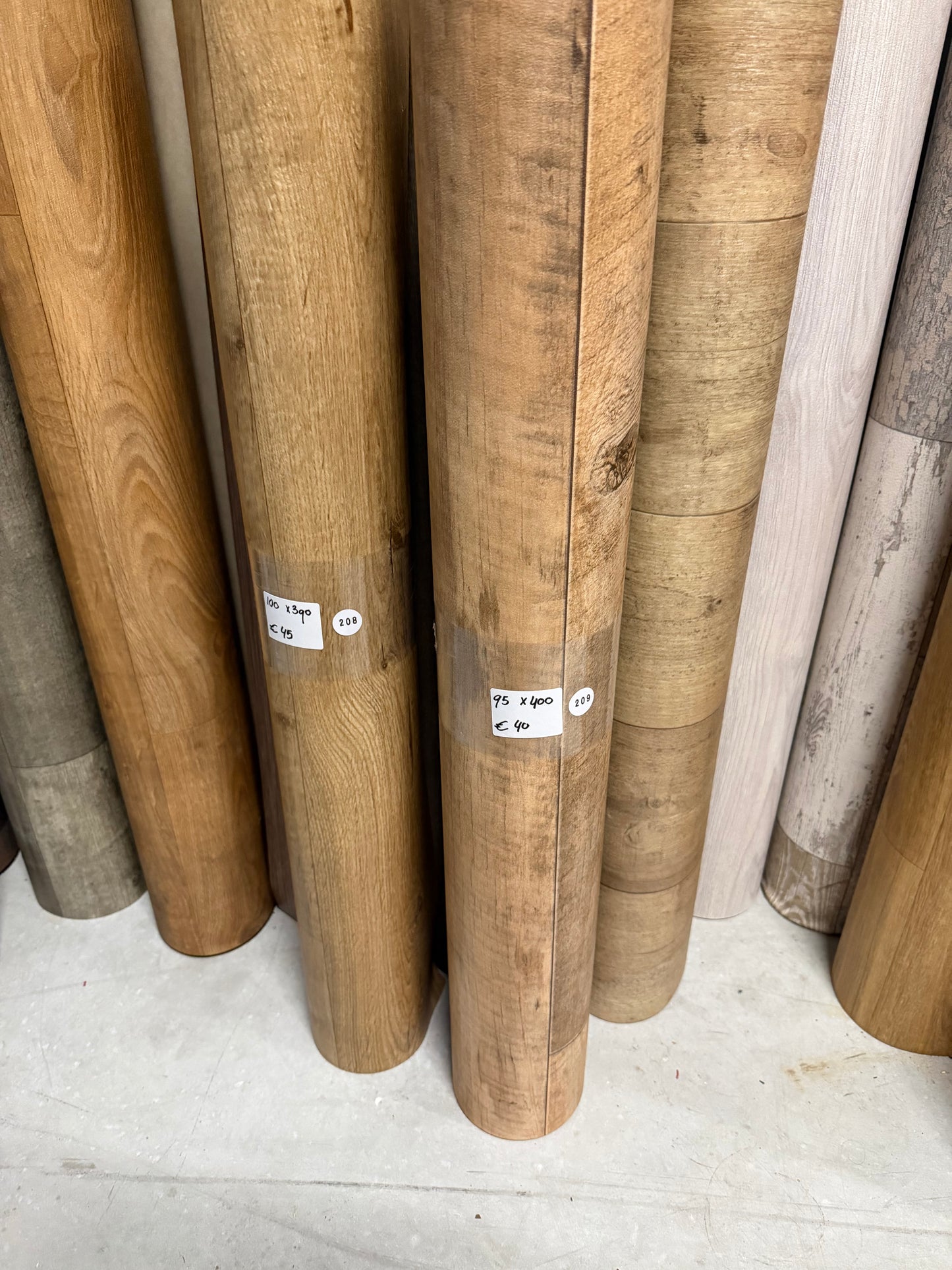 Rustiek Eiken WC/Toilet Vinyl Restpartij |
0,95x4,00mtr