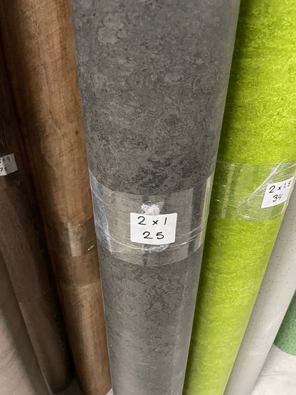 Forbo Marmoleum Antraciet Beton Restpartij | 1,00x2,00mtr - Vinylrestpartij.nl 